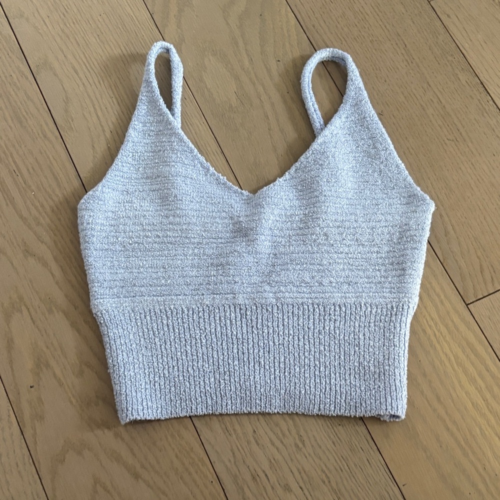Altar'd State Light Gray Knit Camisole